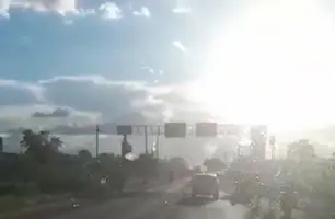 Alô DNIT ! Obra da rotatória em Timon está parada (Foto: Reprodução)