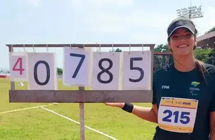 Atleta brasileira bate recorde mundial de arremesso de peso paralímpico (Foto: Marcello Zambrana/CPB)