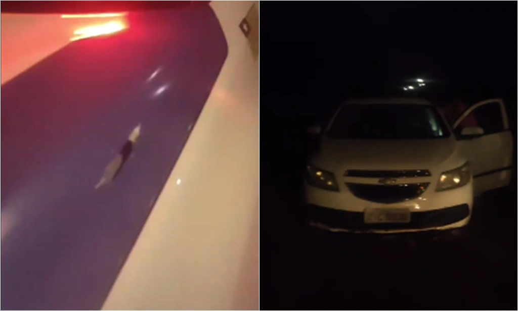 Bandidos trocam tiros com policiais durante assalto de veículo em Teresina