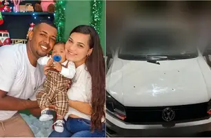 Casal morreu na hora; bebê passou por cirurgia, mas também faleceu (Foto: Reprodução)