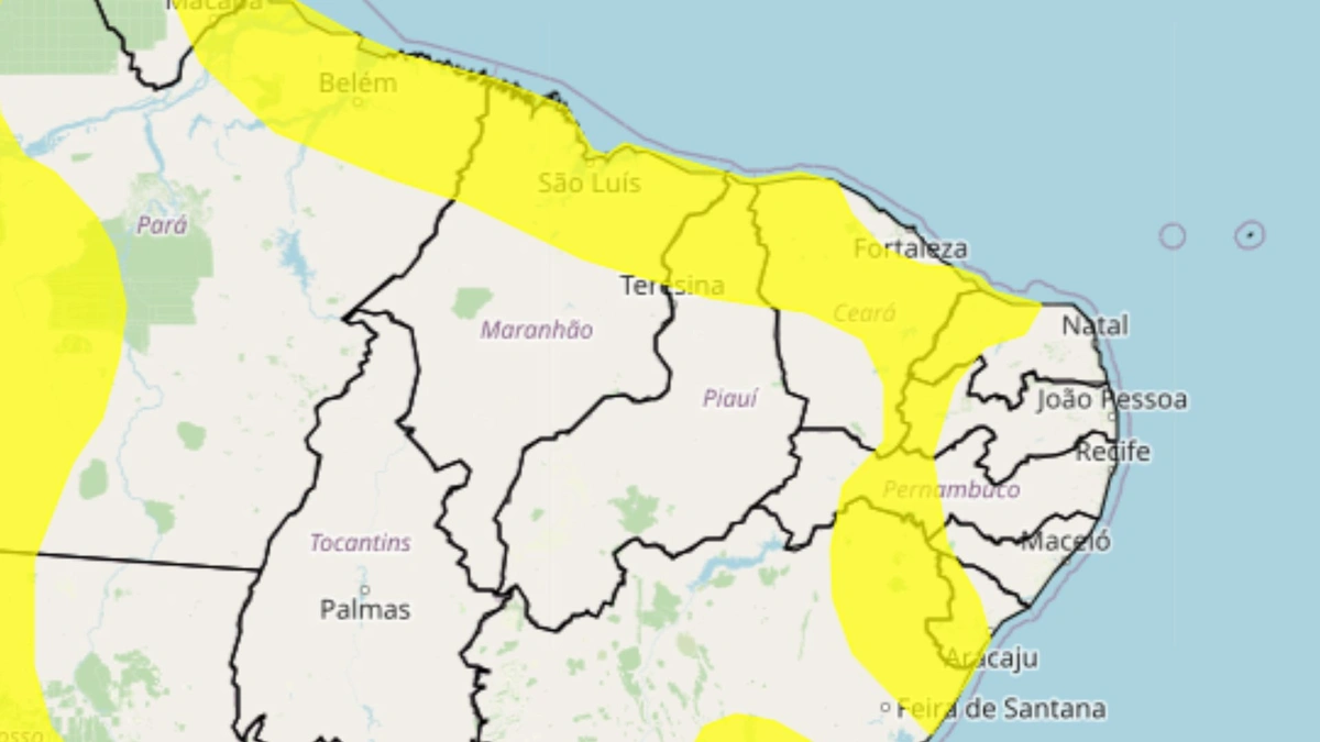 Chuvas intensas: INMET emite alertas para todo o Piauí