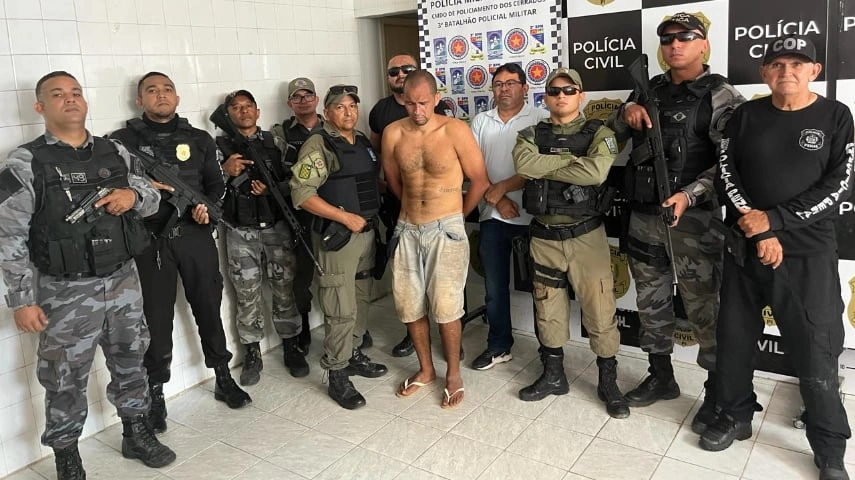 Condenado por morte de PM é recapturado após fugir de penitenciária em Floriano