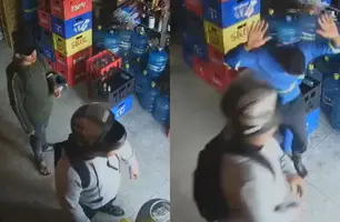 Criminosos rendem funcionários e assaltam depósito de bebidas em Teresina (Foto: Reprodução)