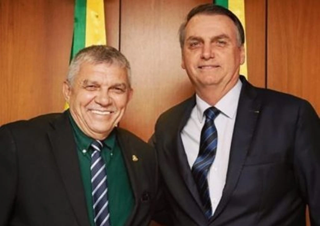 Delegado Cavalcante e Bolsonaro
