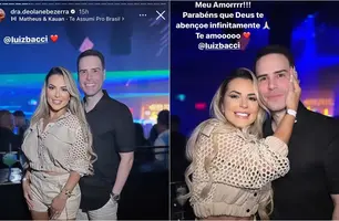 Deolane Bezerra assume relacionamento com Luiz Bacci nas redes sociais (Foto: Reprodução)