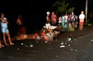 Dois motociclistas morrem após colidirem frontalmente na zona rural de União (Foto: Reprodução)