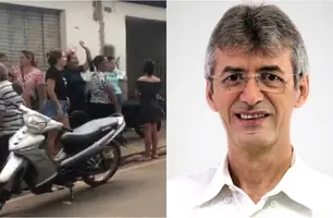 Dom Expedito Lopes: eleitores comemoram liminar que devolve prefeito ao cargo (Foto: Reprodução)