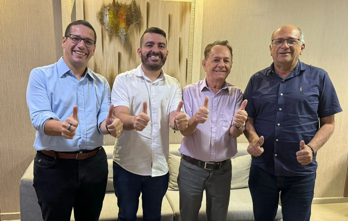 Dr. Guilherme Oliveira recebe apoio do ex-prefeito e ex-deputado Eurimar Nunes em Canto do Buriti