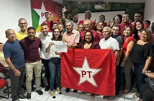 Evento de filiação ao PT (Foto: Divulgação/PT)