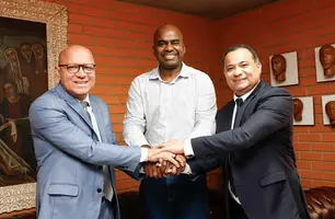 Franzé, Raifran Oliveira e Evaldo Gomes (Foto: Reprodução)