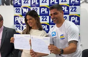 Gessy Lima e Thiago Duarte (Foto: Naiane Feitosa/ Conecta Piauí)