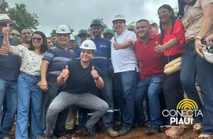 Governador cumpre agenda em Santa Rosa do Piauí (Foto: Gabriel Prado/Conecta Piauí)