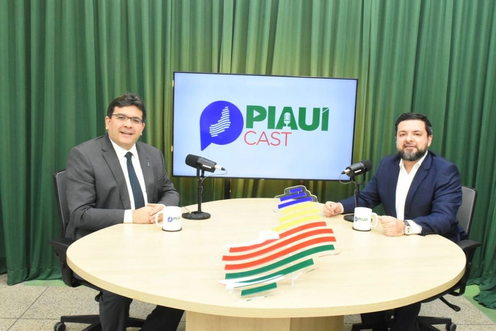 Governador entrevista presidente do Investe Piauí no novo episódio do Piauí Cast