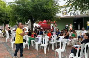 Greve dos professores da rede municipal de Teresina (Foto: Foto: Naiane Feitosa)