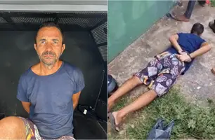 Homem com vasta ficha criminal é preso acusado de matar homem a facadas no Piauí (Foto: Reprodução)