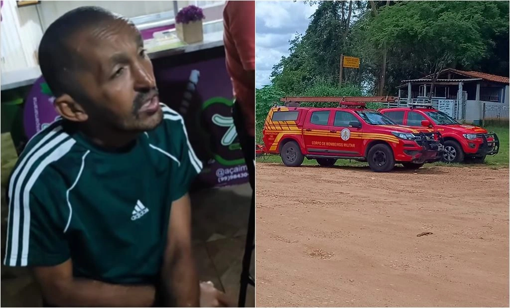 Homem desaparece após pular de balsa