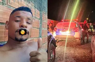 Homem é baleado enquanto estava na porta da casa de amigo em Teresina (Foto: Reprodução)