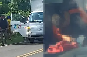 Homem é morto a tiros dentro de veículo em estrada que liga União a Teresina (Foto: Reprodução)