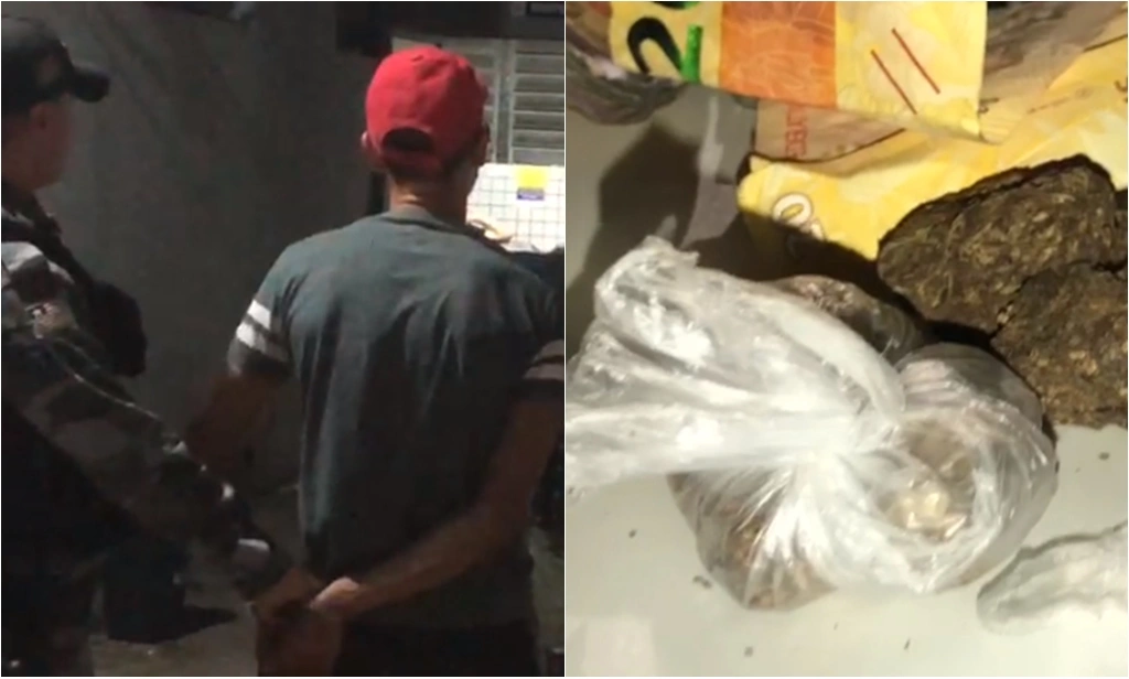 Homem é preso com drogas e dinheiro no Centro de Teresina