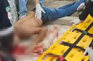 Homem fica gravemente ferido após sofrer acidente de moto em Luzilândia (Foto: Reprodução)