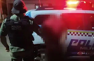 Homem foi preso pela Polícia Militar por furto qualificado (Foto: Reprodução)