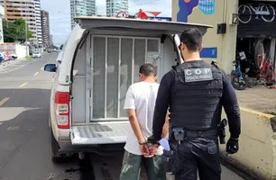 Homem tinha mandado de prisão em aberto (Foto: Foto: COP/Sejus)