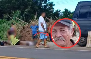 Idoso é atropelado e morto nos Perdidos, zona rural de Timon (Foto: Reprodução)
