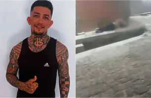 Influencer foi alvejado na zona Sudeste de Teresina (Foto: Reprodução)