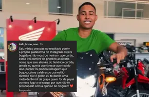 Itallo Bruno se pronuncia após sorteados em ação grátis alegarem não ganhar prêmio (Foto: Reprodução/Instagram)