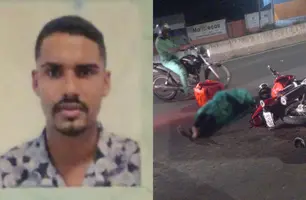 Jovem entregador por aplicativo morre em acidente na zona Sul de Teresina (Foto: Reprodução)