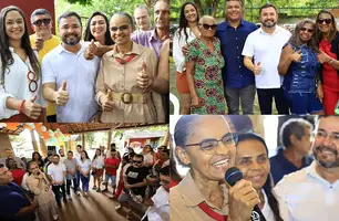 Marina Silva declara apoio a pré-candidatura de Fábio Novo a prefeito de Teresina (Foto: Reprodução/Redes Sociais)