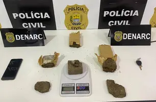 Material apreendido pela polícia (Foto: Reprodução)