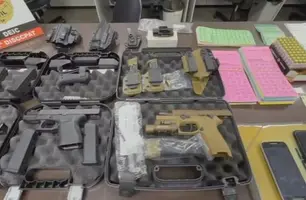 Material apreendido pela polícia (Foto: Reprodução)