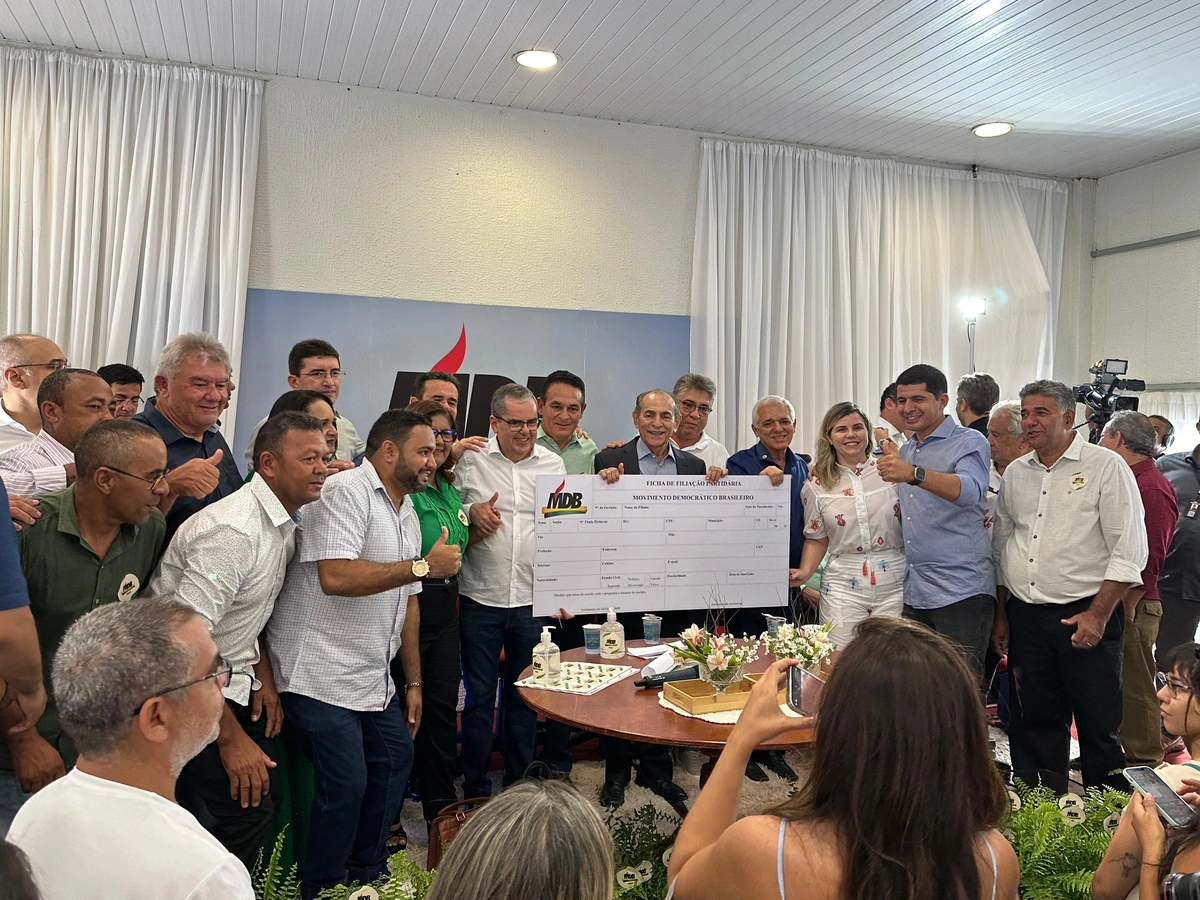 MDB realiza evento de filiação com pré-candidatos de municípios do Piauí