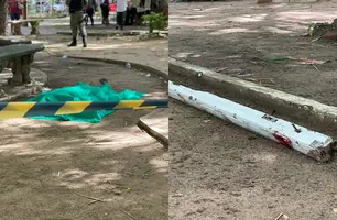 Morador de rua é morto a pauladas no Centro de Teresina após suposto assalto (Foto: Tiago Moura/Conecta Piauí)