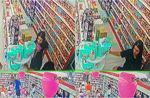 Mulheres são flagradas roubando produtos de farmácia na zona Sul de Teresina (Foto: Reprodução)