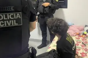 Na foto, Bruno Hikkomori no momento de sua condenação (Foto: Reprodução)