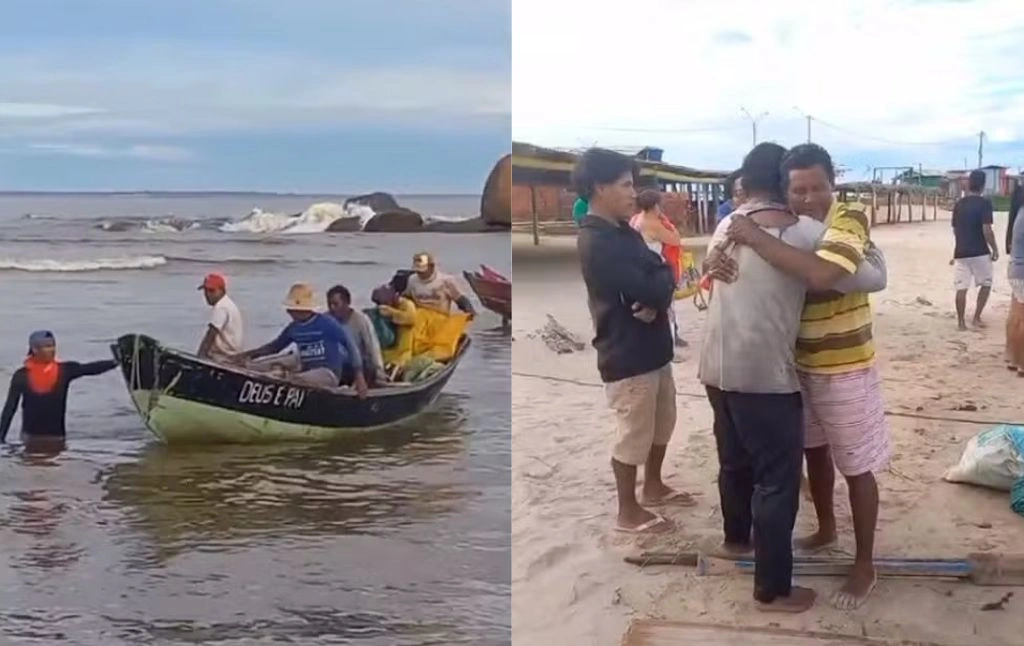 Pescadores perdem motor de canoa e são resgatados após horas em alto mar no Piauí