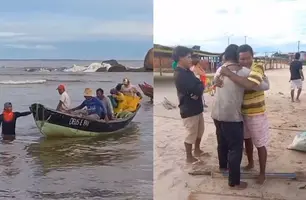 Pescadores perdem motor de canoa e são resgatados após horas em alto mar no Piauí (Foto: Reprodução/Arquivo Pessoal)