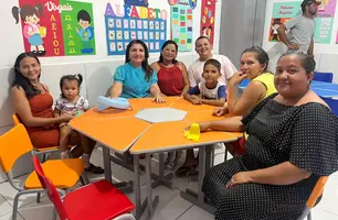 Prefeita Maninha inaugura primeira creche de tempo integral de Luís Correia (Foto: Divulgação)