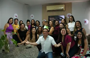 Prefeitura de Demerval Lobão realiza café da manhã em alusão ao Dia da Mulher (Foto: Reprodução/Secom)