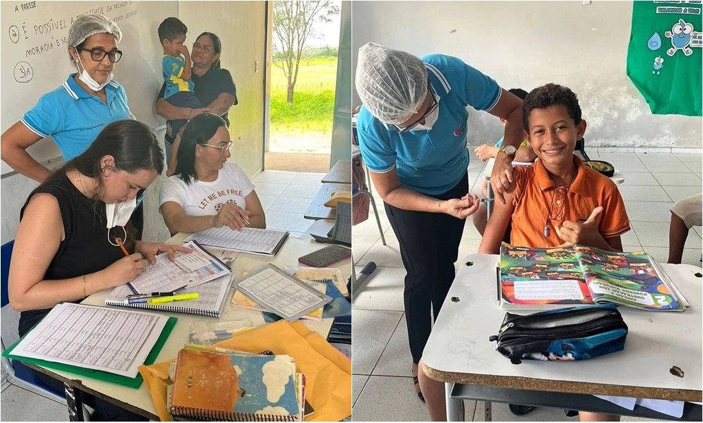Prefeitura de Novo Santo Antônio inicia campanha de vacinação nas escolas