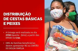 Prefeitura de Novo Santo Antônio irá distribuir peixes e cestas para Semana Santa (Foto: Reprodução)