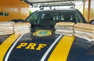 PRF apreende 11 kg de maconha (Foto: Reprodução)