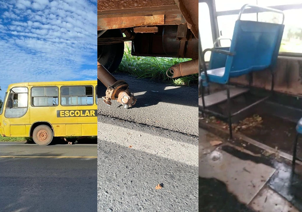 Situação de ônibus escolar de Lagoa do Piauí