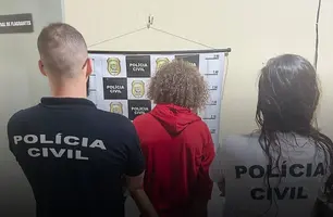 Suspeito foi preso em região de difícil acesso (Foto: Reprodução)