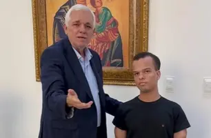 Themístocles anuncia nome de pré-candidato a vereador com nanismo em Teresina (Foto: Reprodução)