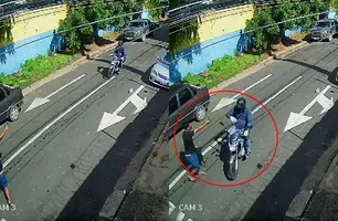 Vídeo mostra homem reagindo a assalto e perseguindo criminoso em Teresina (Foto: Reprodução)