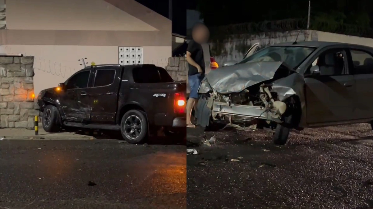 Acidente envolvendo dois veículos deixa mulher ferida em avenida de Teresina