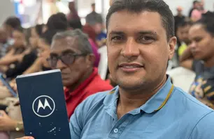 Adriano Oliveira, teve 6 celulares roubados (Foto: Tiago Moura/ Conecta Piauí)